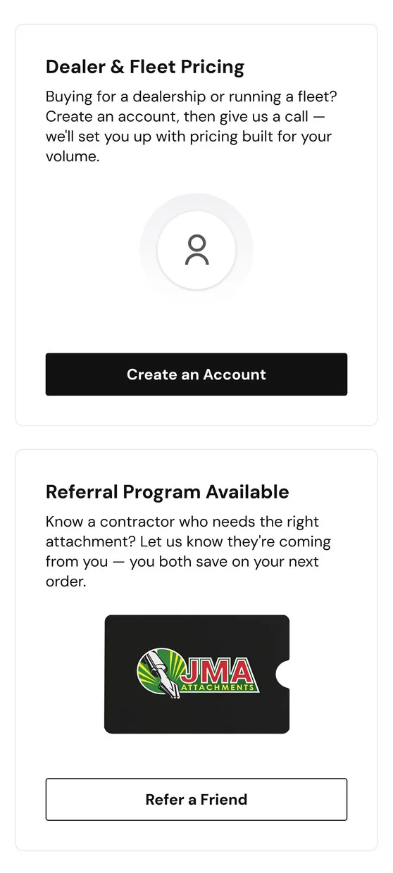 Mobile home page, screen 4